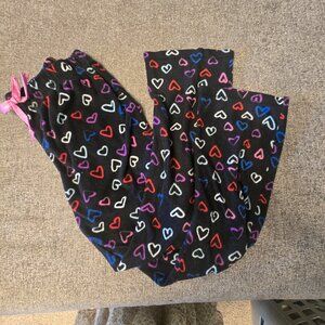 Colorful heart pj pants